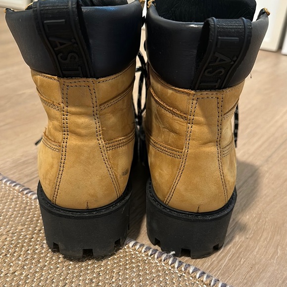 Tan Suede High-Top Boots - Picture 3 of 10